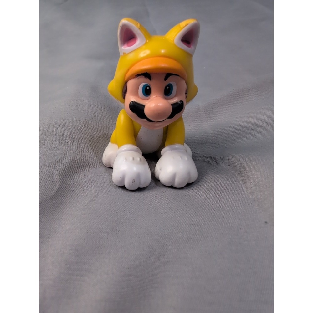 Jakks Pacific‎ 91424 World of Nintendo 2.5" Super Mario CAT MARIO bros figure